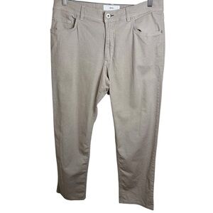 Brax Feel Good | Khaki Cooper Fancy Regular Fit Pants | Sz 36